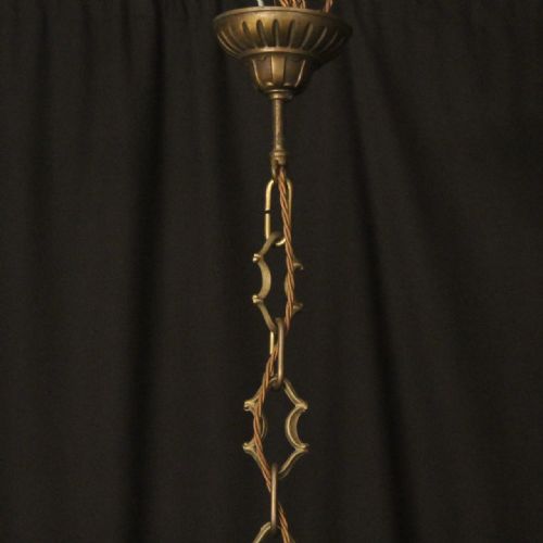 FRENCH GILDED BRASS 12 LIGHT TIERED CHANDELIER - ADDITIONAL PHOTO 9