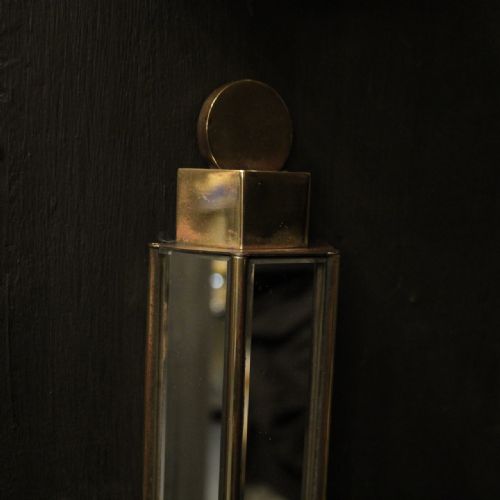 ENGLISH SET OF 4 ART DECO BRASS TWIN ARM ANTIQUE WALL LIGHTS - ADDITIONAL PHOTO 8