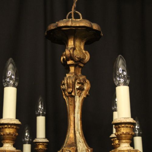 FLORENTINE 12 LIGHT POLYCHROME CHANDELIER - ADDITIONAL PHOTO 8