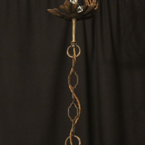 FLORENTINE 12 LIGHT POLYCHROME CHANDELIER - ADDITIONAL PHOTO 9