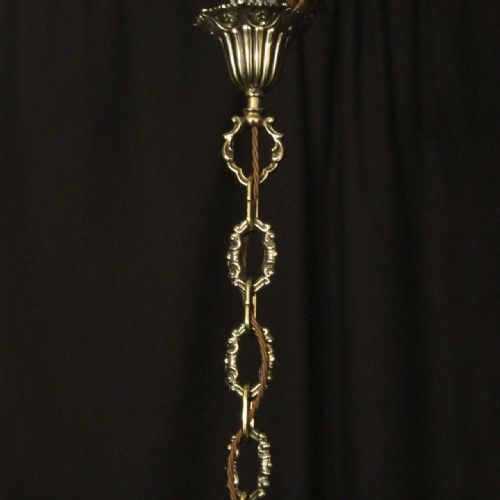 FRENCH 8 LIGHT BIRDCAGE CRYSTAL ANTIQUE CHANDELIER - ADDITIONAL PHOTO 9