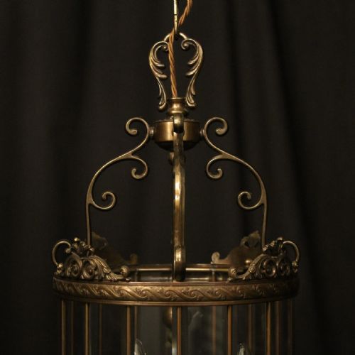 ITALIAN CONVEX TRIPLE LIGHT HALL LANTERN - ADDITIONAL PHOTO 7