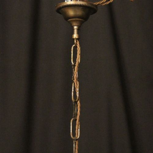 ITALIAN CONVEX TRIPLE LIGHT HALL LANTERN - ADDITIONAL PHOTO 9