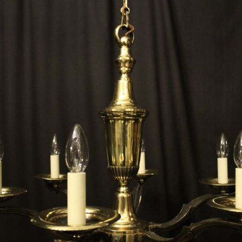 FRENCH A PETITOT 6 LIGHT ANTIQUE CHANDELIER - ADDITIONAL PHOTO 3