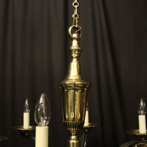 FRENCH A PETITOT 6 LIGHT ANTIQUE CHANDELIER - ADDITIONAL PHOTO 4