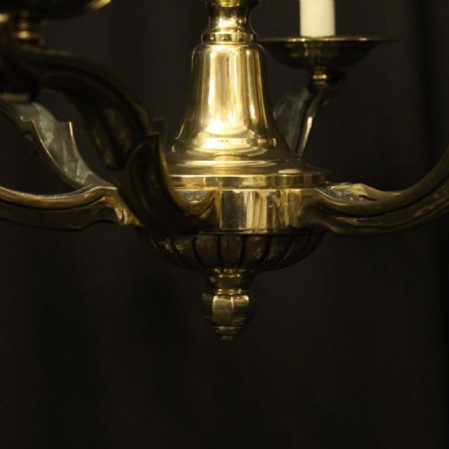 FRENCH A PETITOT 6 LIGHT ANTIQUE CHANDELIER - ADDITIONAL PHOTO 6