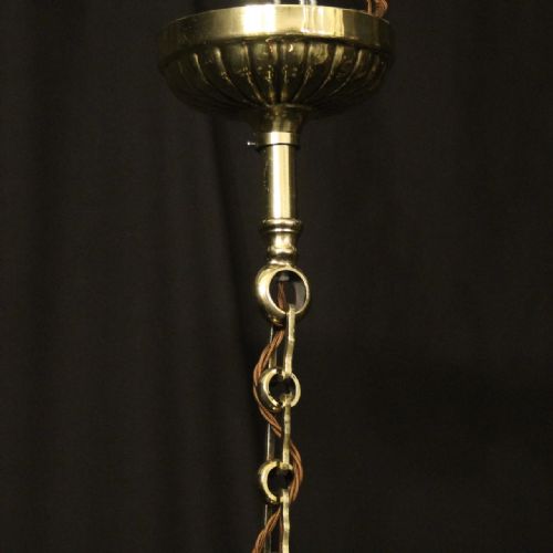 FRENCH A PETITOT 6 LIGHT ANTIQUE CHANDELIER - ADDITIONAL PHOTO 9