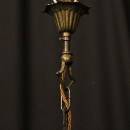 ITALIAN GILDED BRASS SINGLE LIGHT LANTERN - ADDITIONAL PHOTO 9