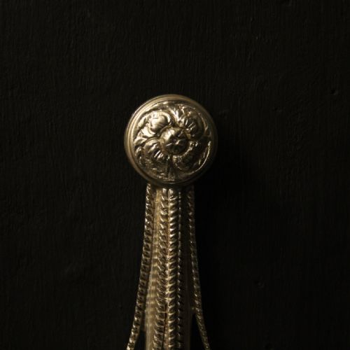 FRENCH PAIR OF SILVER GILDED TWIN ARM WALL LIGHTS - ADDITIONAL PHOTO 5