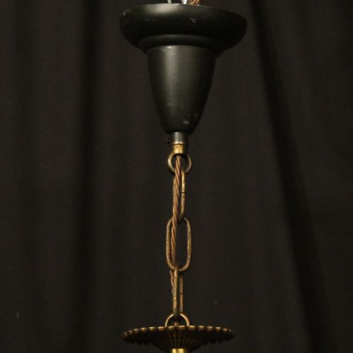 FRENCH GILDED BRONZE EMPIRE 6 LIGHT CHANDELIER - ADDITIONAL PHOTO 9
