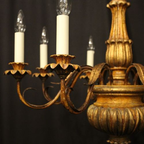 FLORENTINE 8 LIGHT POLYCHROME CHANDELIER - ADDITIONAL PHOTO 2