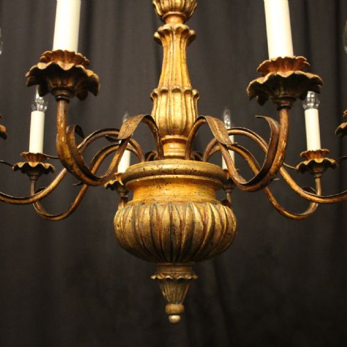 FLORENTINE 8 LIGHT POLYCHROME CHANDELIER - ADDITIONAL PHOTO 6