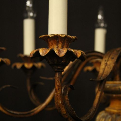 FLORENTINE 8 LIGHT POLYCHROME CHANDELIER - ADDITIONAL PHOTO 2