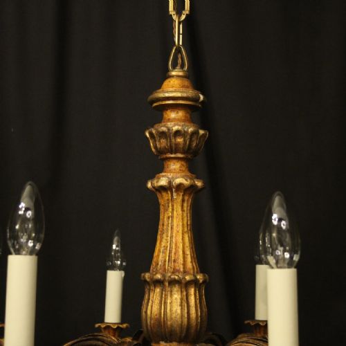 FLORENTINE 8 LIGHT POLYCHROME CHANDELIER - ADDITIONAL PHOTO 5