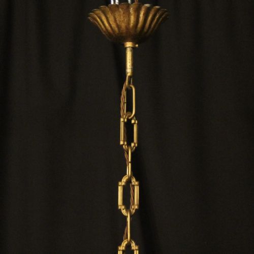 FLORENTINE 8 LIGHT POLYCHROME CHANDELIER - ADDITIONAL PHOTO 9
