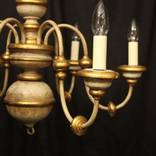 FLORENTINE 6 LIGHT POLYCHROME CHANDELIER - ADDITIONAL PHOTO 3