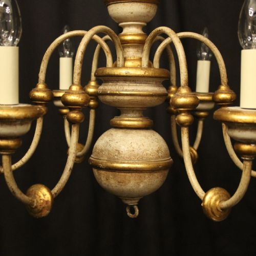 FLORENTINE 6 LIGHT POLYCHROME CHANDELIER - ADDITIONAL PHOTO 5