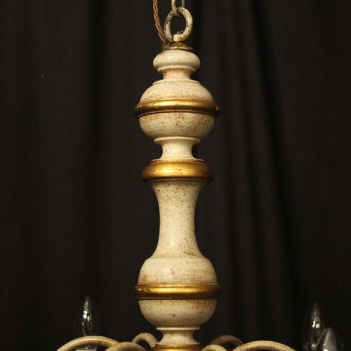 FLORENTINE 6 LIGHT POLYCHROME CHANDELIER - ADDITIONAL PHOTO 6