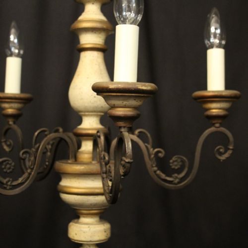 FLORENTINE 5 LIGHT POLYCHROME CHANDELIER - ADDITIONAL PHOTO 2