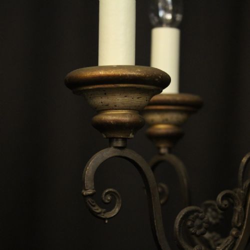 FLORENTINE 5 LIGHT POLYCHROME CHANDELIER - ADDITIONAL PHOTO 8