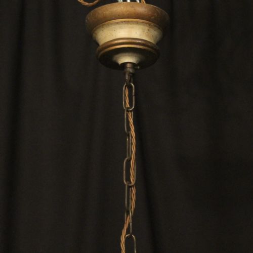 FLORENTINE 5 LIGHT POLYCHROME CHANDELIER - ADDITIONAL PHOTO 9