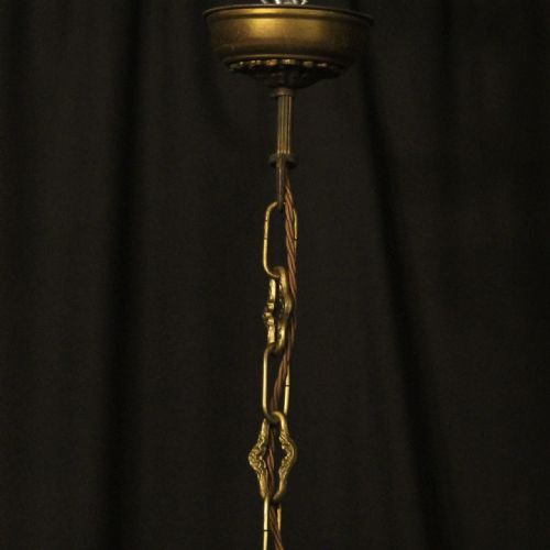 FRENCH GILDED 7 LIGHT BIRDCAGE ANTIQUE CHANDELIER - ADDITIONAL PHOTO 9