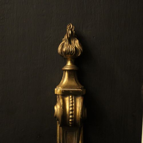 FRENCH PAIR OF GILDED BRONZE TWIN ARM ANTIQUE WALL LIGHTS - ADDITIONAL PHOTO 5