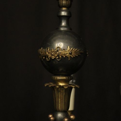 EMPIRE GILDED EMPIRE 5 LIGHT ANTIQUE CHANDELIER - ADDITIONAL PHOTO 7