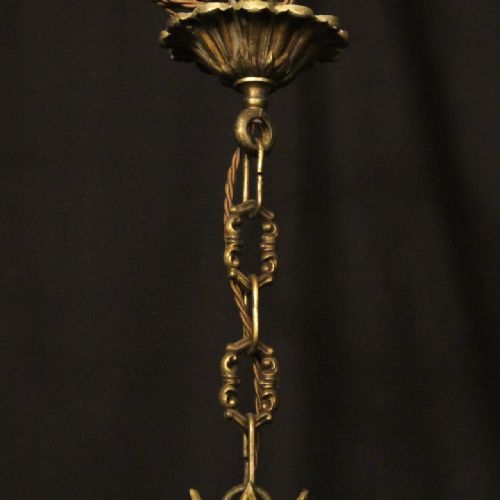 EMPIRE GILDED EMPIRE 5 LIGHT ANTIQUE CHANDELIER - ADDITIONAL PHOTO 9