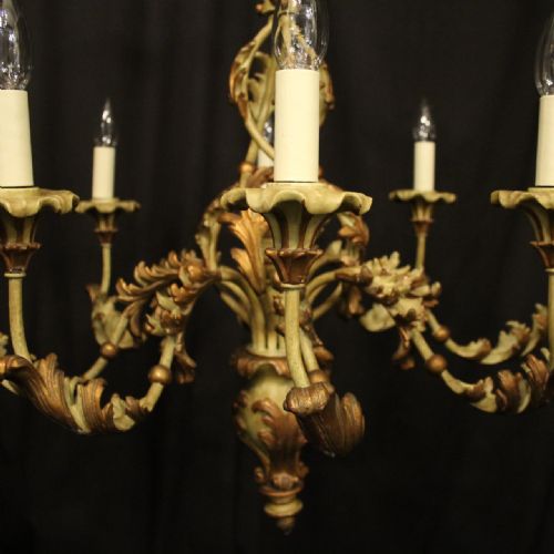 FLORENTINE 8 LIGHT POLYCHROME CHANDELIER - ADDITIONAL PHOTO 2