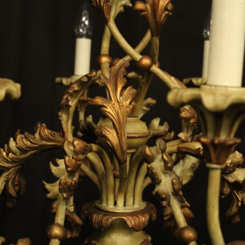 FLORENTINE 8 LIGHT POLYCHROME CHANDELIER - ADDITIONAL PHOTO 7