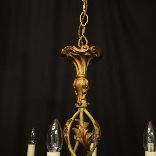 FLORENTINE 8 LIGHT POLYCHROME CHANDELIER - ADDITIONAL PHOTO 8