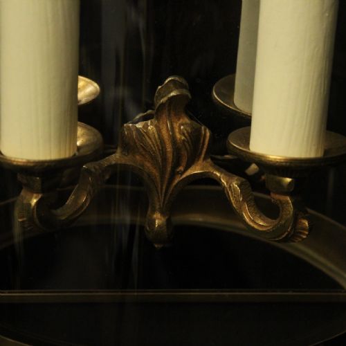 FRENCH SINGLE GILDED CONVEX HALF LANTERN - ADDITIONAL PHOTO 4