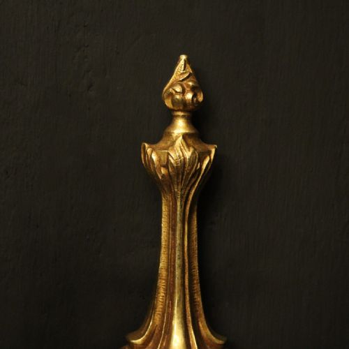 FRENCH SMALL PAIR OF GILDED ANTIQUE WALL LIGHTS - ADDITIONAL PHOTO 4
