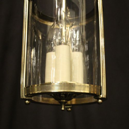 FRENCH PAIR OF CONVEX ANTIQUE HALL LANTERNS - ADDITIONAL PHOTO 6