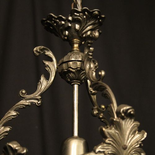 ITALIAN SILVER GILDED SINGLE LIGHT HALL LANTERN - ADDITIONAL PHOTO 8