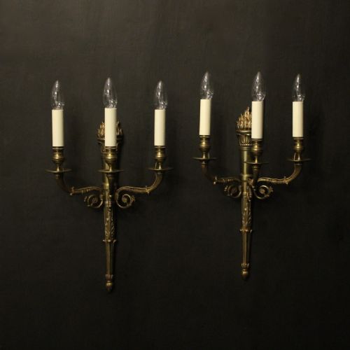 french 19th century antique wall sconces - CATEGORY: ANTIQUE LIGHTING - DATED 19TH CENTURY