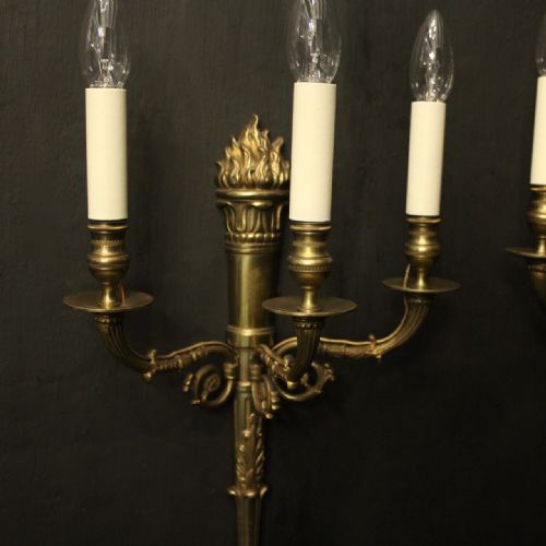 FRENCH 19TH CENTURY ANTIQUE WALL SCONCES - ADDITIONAL PHOTO 2