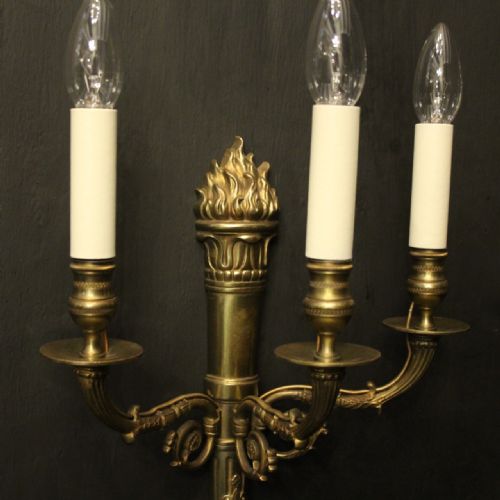 FRENCH 19TH CENTURY ANTIQUE WALL SCONCES - ADDITIONAL PHOTO 5