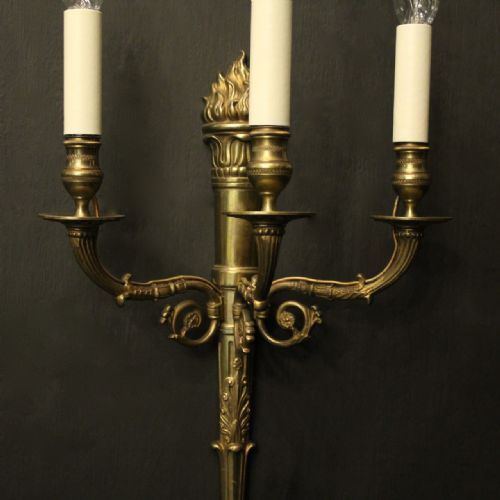 FRENCH 19TH CENTURY ANTIQUE WALL SCONCES - ADDITIONAL PHOTO 7