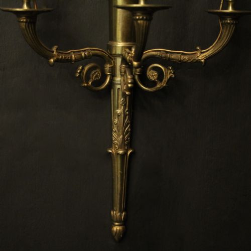 FRENCH 19TH CENTURY ANTIQUE WALL SCONCES - ADDITIONAL PHOTO 8