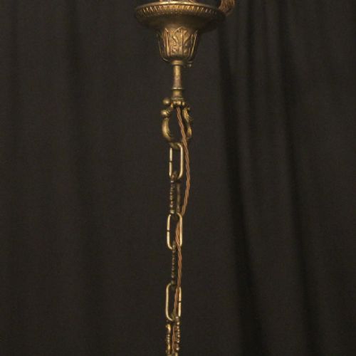 FRENCH GILDED BRONZE CRYSTAL 13 LIGHT ANTIQUE CHANDELIER - ADDITIONAL PHOTO 9