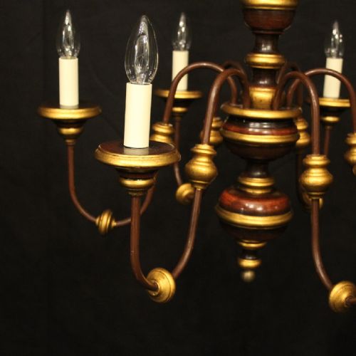 FLORENTINE 6 LIGHT POLYCHROME CHANDELIER - ADDITIONAL PHOTO 2