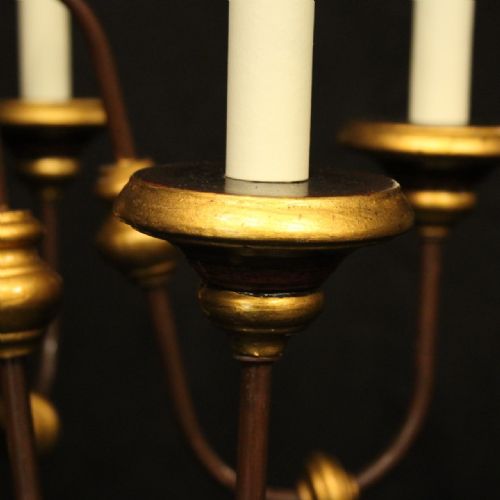 FLORENTINE 6 LIGHT POLYCHROME CHANDELIER - ADDITIONAL PHOTO 5