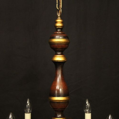 FLORENTINE 6 LIGHT POLYCHROME CHANDELIER - ADDITIONAL PHOTO 7