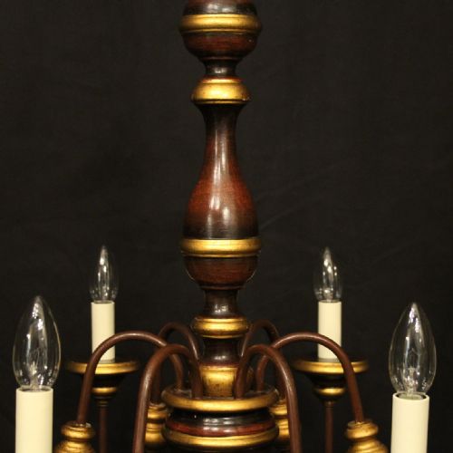FLORENTINE 6 LIGHT POLYCHROME CHANDELIER - ADDITIONAL PHOTO 8