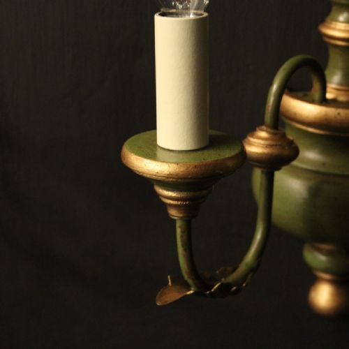 ITALIAN PAIR OF POLYCHROME TWIN ARM WALL LIGHTS - ADDITIONAL PHOTO 6