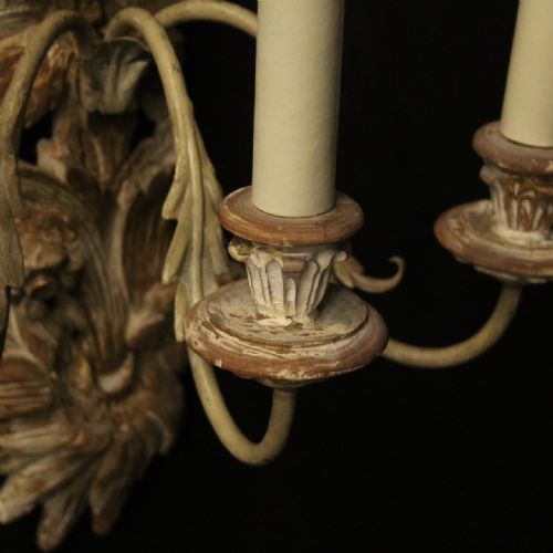 ITALIAN LARGE PAIR OF POLYCHROME WALL LIGHTS - ADDITIONAL PHOTO 2
