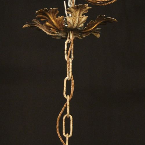 FLORENTINE 12 LIGHT POLYCHROME WOODEN CHANDELIER - ADDITIONAL PHOTO 6