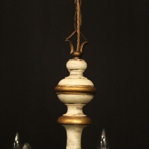 FLORENTINE 8 LIGHT POLYCHROME CHANDELIER - ADDITIONAL PHOTO 8